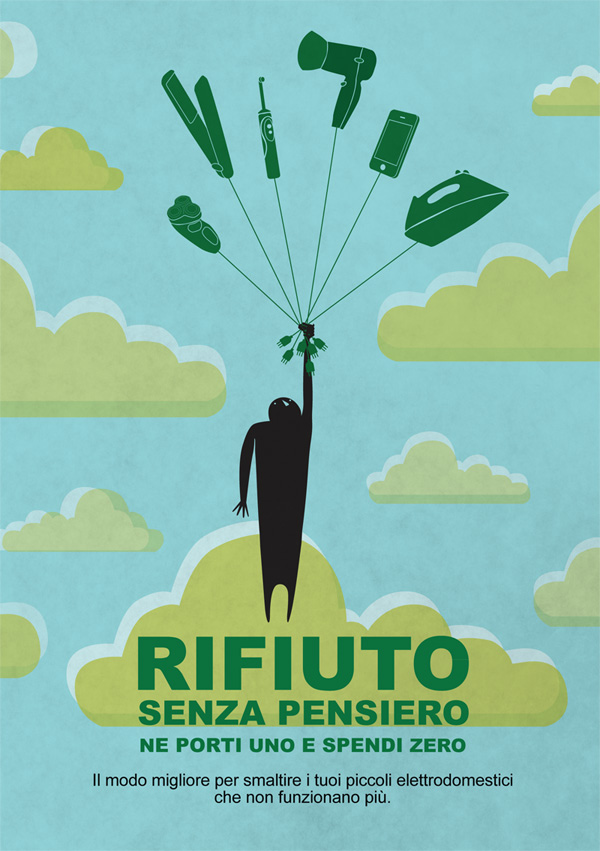 RIFIUTO SENZA PENSIERO Ecolamp e FME